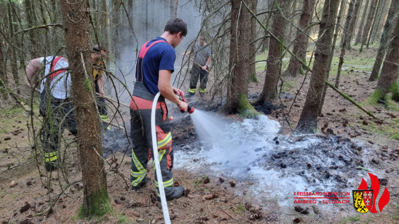 Erneuter Waldbrand bei Freudenberg