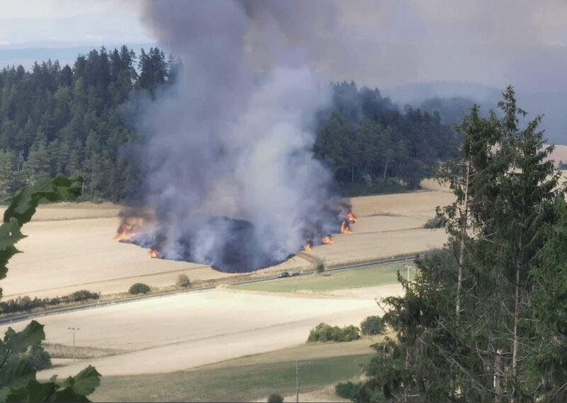 Flächenbrand bei Riglashof