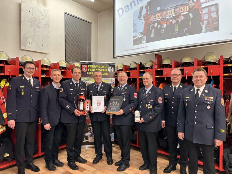 Feuerwehr Ursensollen blickt auf Rekordjahr zurück