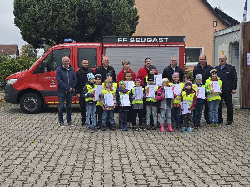 Abnahme der Kinderflamme in Seugast