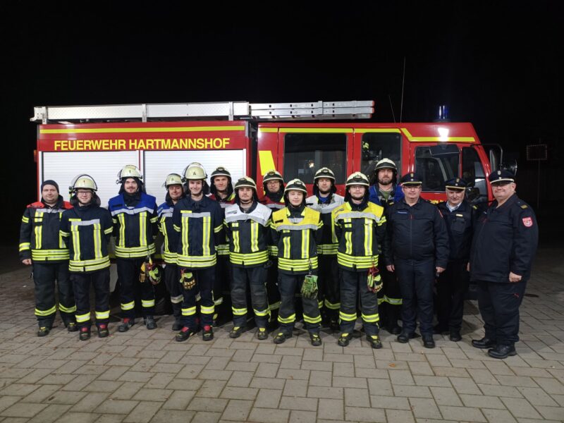 Feuerwehren Hartmannshof und Weigendorf legen Leistungsprüfung THL ab